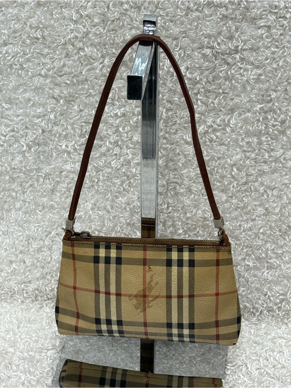 Burberry Haymarket Check Pochette